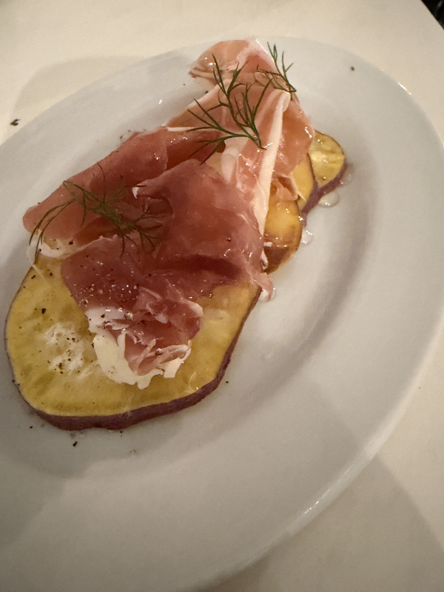 サツマイモ生ハムチーズ